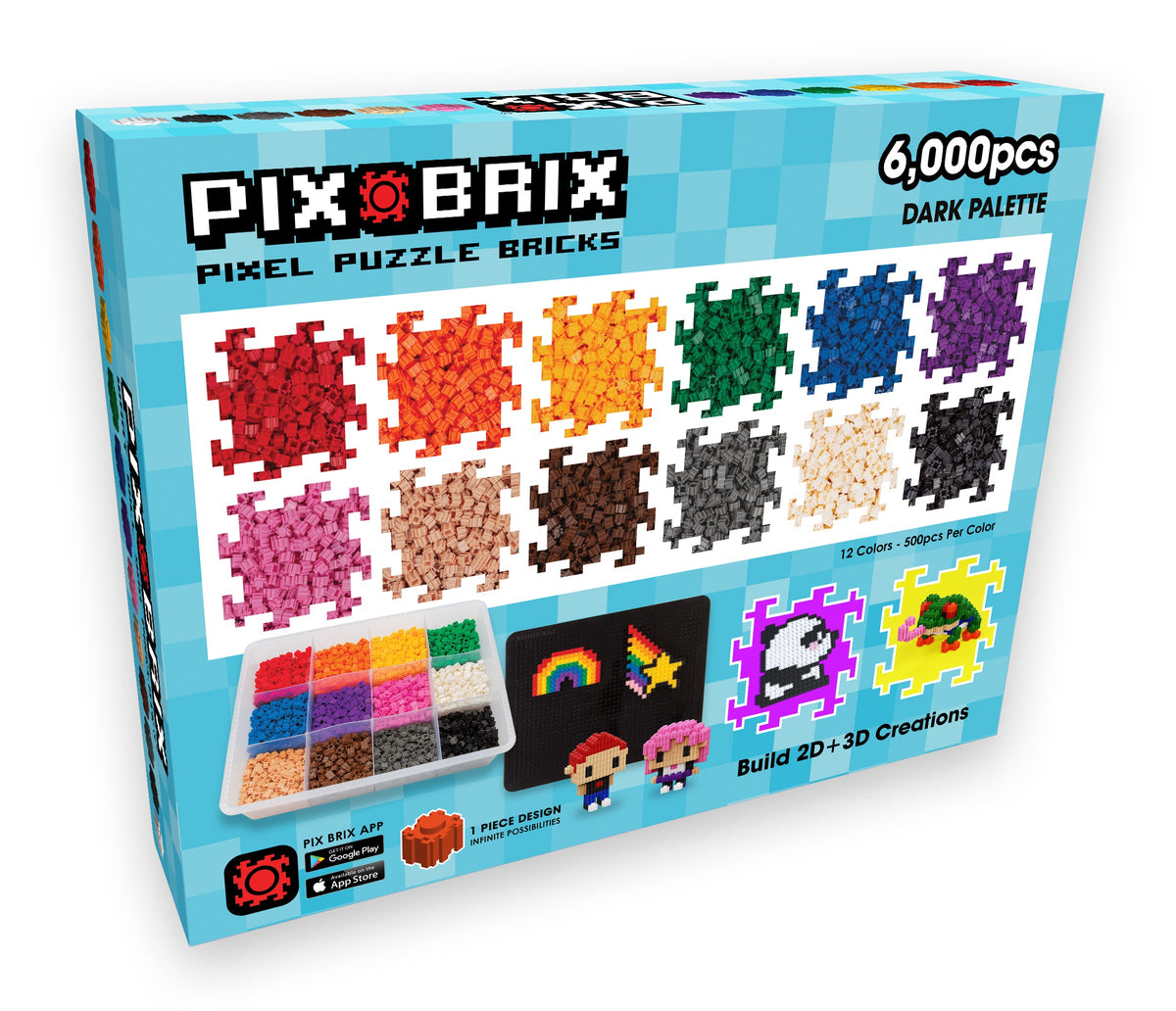 6000pc Container - Dark Palette