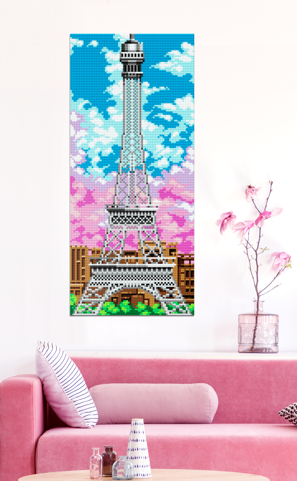 Eiffel Tower Pixel Puzzle – ESEGECHA